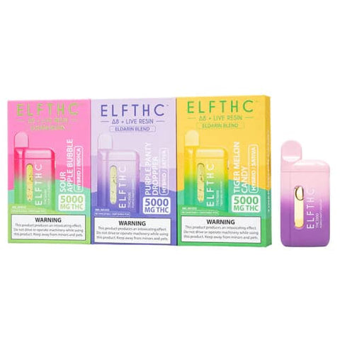 ELF THC5000 BLEND 5G DISPOSABLE VAPE DEVICE - 3PK - Vape City USA