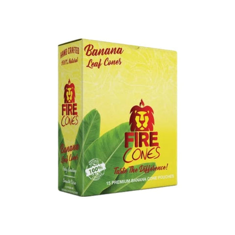 FIRE GRABBA BANANA LEAF CONES 15CT BOX - Vape City USA
