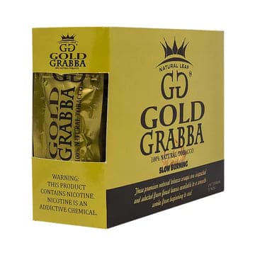 GG GOLD GRABBA FRONTO LEAF CIGAR WRAPS 25CT BOX - Vape City USA