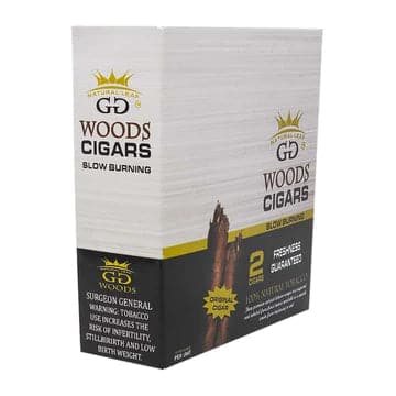 GG WOODS ORIGINAL CIGAR WRAPS 15CT BOX - Vape City USA