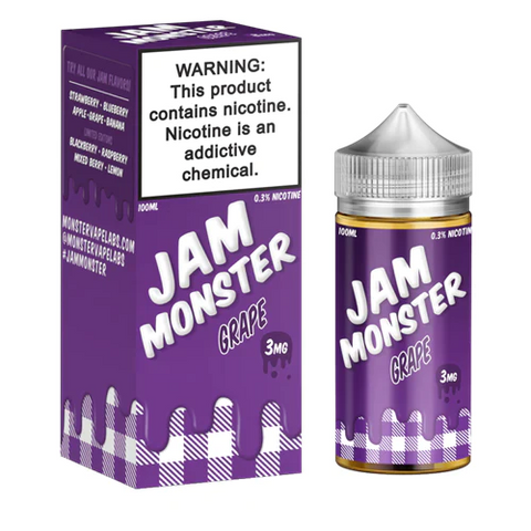 JAM MONSTER - GRAPE 100ML - Vape City USA