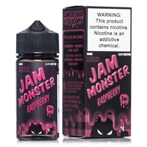 JAM MONSTER - RASPBERRY 100ML - Vape City USA