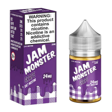 JAM MONSTER SALT - GRAPE 30ML - Vape City USA
