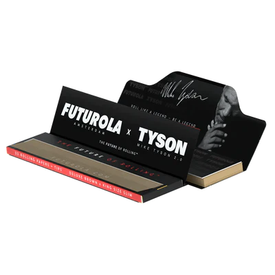 TYSON 2.0 X FUTUROLA KING SIZE ROLLING PAPERS WITH TIPS 24CT BOX - Vape City USA