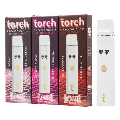 TORCH DIAMOND HAYMAKER LIVE RESIN 4G DISPOSABLE VAPE DEVICE - 3PK - Vape City USA