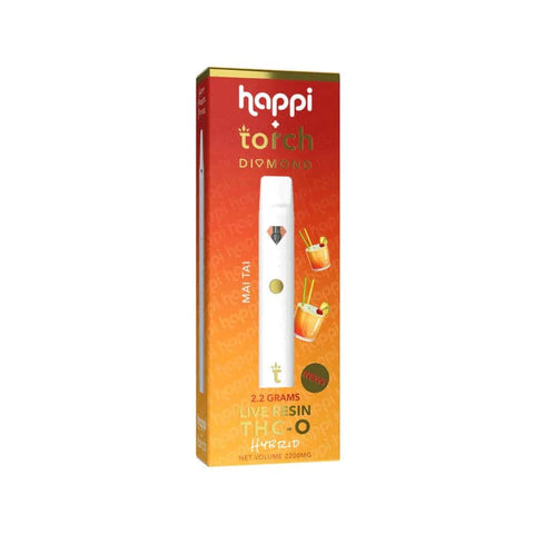 TORCH HAPPI DIAMOND LIVE RESIN 2.2G DISPOSABLE VAPE DEVICE - 1PC - Vape City USA