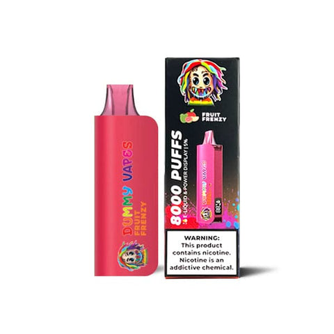 Dummy Vapes 8000 Disposable Vape Zesty Zaza flavor citrus-infused tropical sweet blend