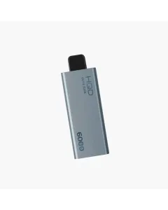 HQD Cuvie Slick 6000 disposable vape with sleek silver-gray metallic finish