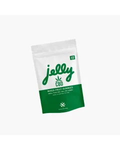 Jelly CBD Mixed Fruit Gummies, 50mg CBD, THC-Free, 40 Count (2000mg)
