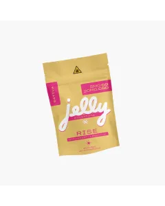 Jelly Signature Rise Delta-9 + CBD Gummies, 5mg D9 + 20mg CBD Per Gummy, Strawberry Lemonade, 40 Count