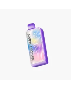 Lost Mary MT35000 Turbo disposable vape in purple gradient with large digital screen and sleek body