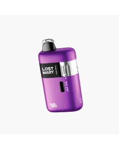 Lost Mary Ultrasonic 35K disposable vape in purple finish with adjustable flavor control and compact design