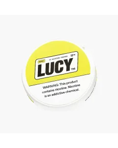 Lucy nicotine pouches mango 12mg tobacco free 15 count can discreet smokeless nicotine alternative strong strength