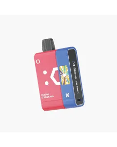 Off-Stamp SW16000 disposable vape kit Dragon Strawnana flavor with rechargeable battery and compact design