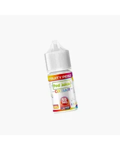 Oxbar x Pod Juice salt nic e liquid fruity pebz 55mg 30mL bottle nicotine salt vape juice for pod systems