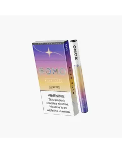 ROMO Blue Razz Cigalike disposable vape 5-pack box and single device, 50mg nicotine
