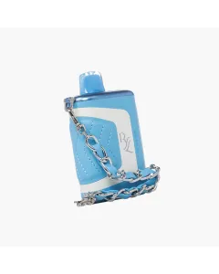 RYL Classic 35K disposable vape with genuine leather grip and HD display showing battery level