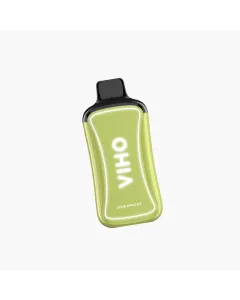 VIHO Supercharge 20K zero nicotine disposable vape sour apple ice flavor sleek high puff capacity device