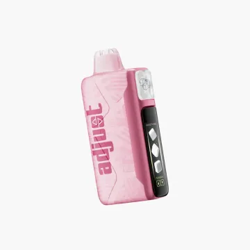 Adjust MySweet 40K disposable vape in pink with digital display, sweetness control, and compact design
