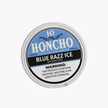 Honcho Nicotine Pouches can front view showing tobacco-free label and flavor name