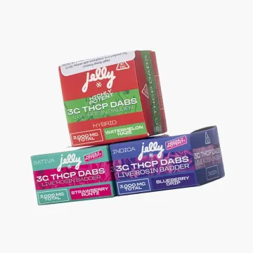 Jelly THCP Dabs 3g Live Rosin Badder, 1000mg THCP Per Gram (3000mg), Solventless Concentrate