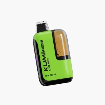 Kumi Scenic 50K disposable vape cool mint flavor 50,000 puffs high capacity rechargeable disposable vape device smooth airflow long lasting performance