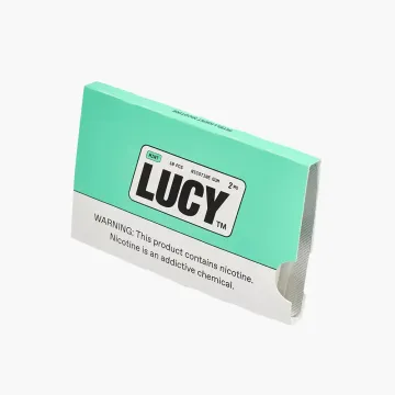 Lucy nicotine gum mint 2mg chewable tobacco free nicotine gum 10 pieces discreet alternative for smoking cessation