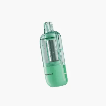 Nexa Flex 40K Visible Edition replacement pod Pepper Mint flavor transparent design disposable vape