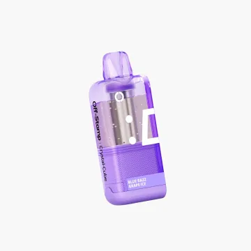 Off-Stamp X-Cube Crystal 35K replacement pod Blue Razz Grape Ice flavor transparent disposable vape pod