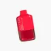 Juicy Bar JB7500 disposable vape in red design with Strawberry Pina Colada flavor label