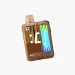 Off-Stamp X-Cube Crystal 35K vape kit Coffee flavor with transparent pod and compact rechargeable design