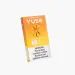 Vuse Alto Original Series Golden Tobacco pods 5.0% nicotine, orange 4-pack box with nicotine warning