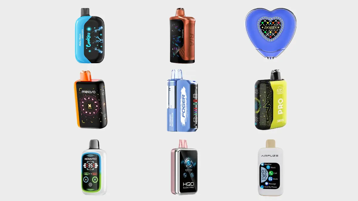 Best 30K puff vapes 2026 lineup featuring 9 top disposable vapes