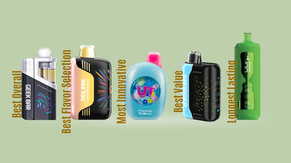 Best 50K puff vapes 2026 quick picks chart with category winners