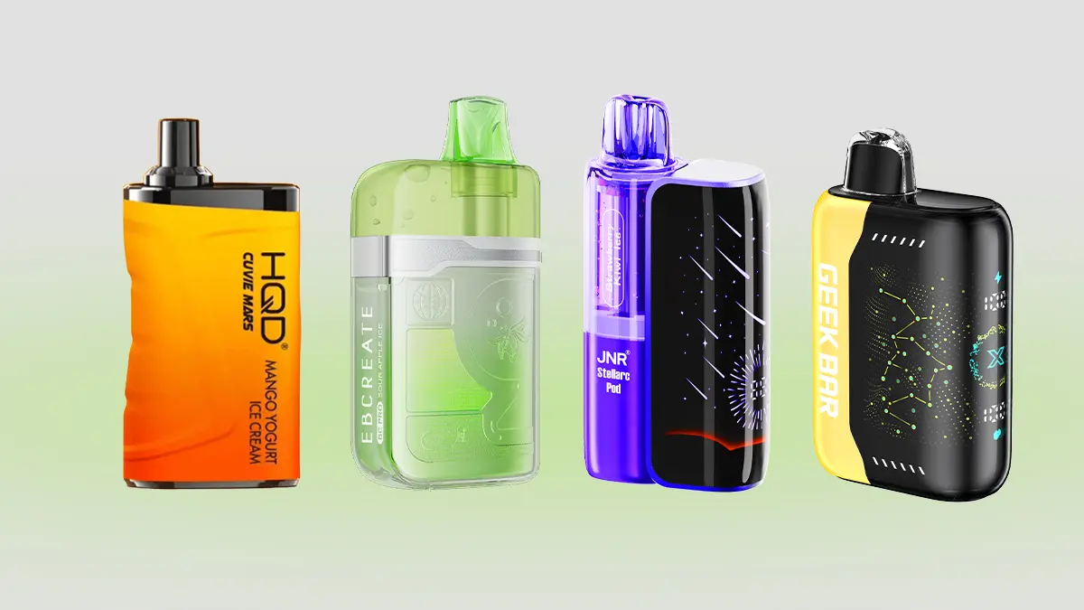 Best disposable vapes by usage level from 8K to 100K puffs