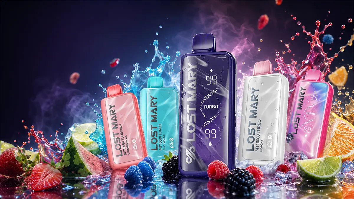 Best Lost Mary flavors 2026 hero with MT35000 and MT15000 Turbo devices