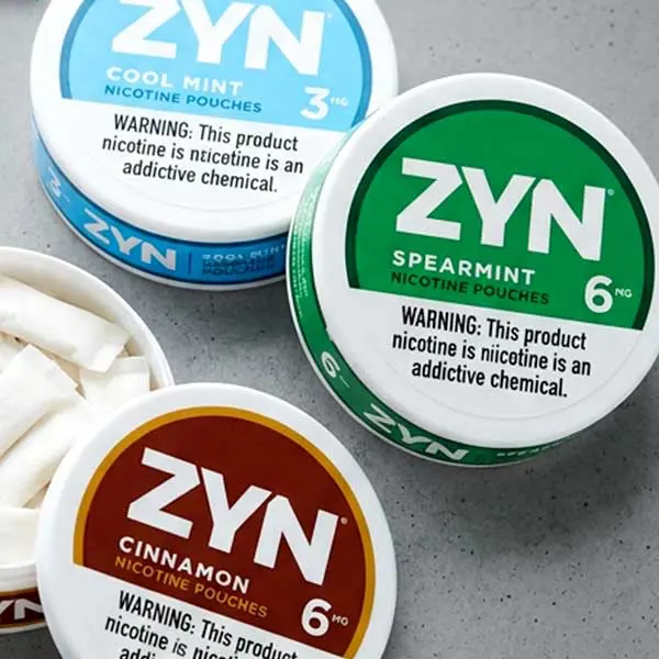 ZYN nicotine pouches can tobacco-free 3mg 6mg 10 flavors