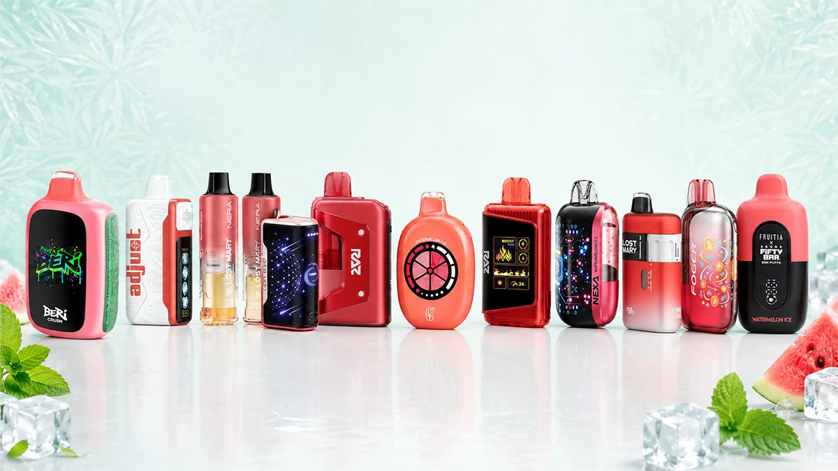 Lineup of the 10 best Watermelon Ice disposable vapes of 2026