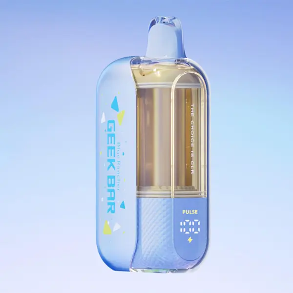 Geek Bar CLR 50K transparent body showing internal CLR wicking system and dual mesh coils