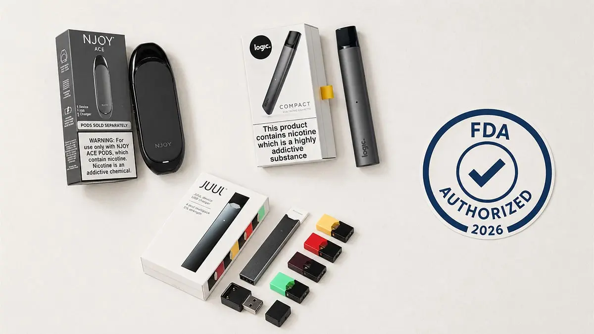 FDA approved vapes 2026 guide, which vape brands are authorized