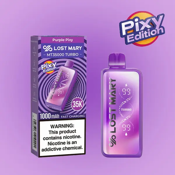 Purple Pixy Lost Mary MT35000 Turbo Pixy Edition grape candy flavor