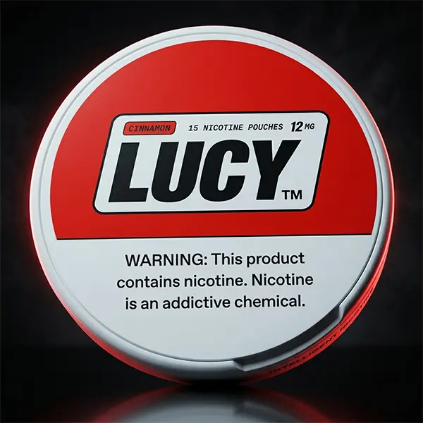 Lucy 12mg premium synthetic nicotine pouches — made in USA