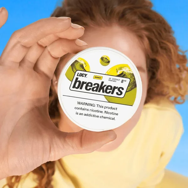 Lucy Breakers nicotine pouches breakable flavor capsule 4mg 8mg