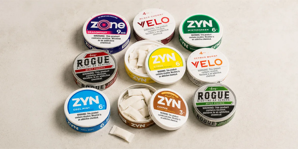 Every nicotine pouch brand worth knowing in 2026, from ZYN and Rogue to ALP and Lucy