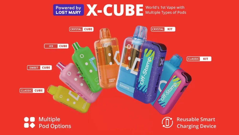 Off Stamp Cubes compared Classic Sweet Ice X-Cube Crystal