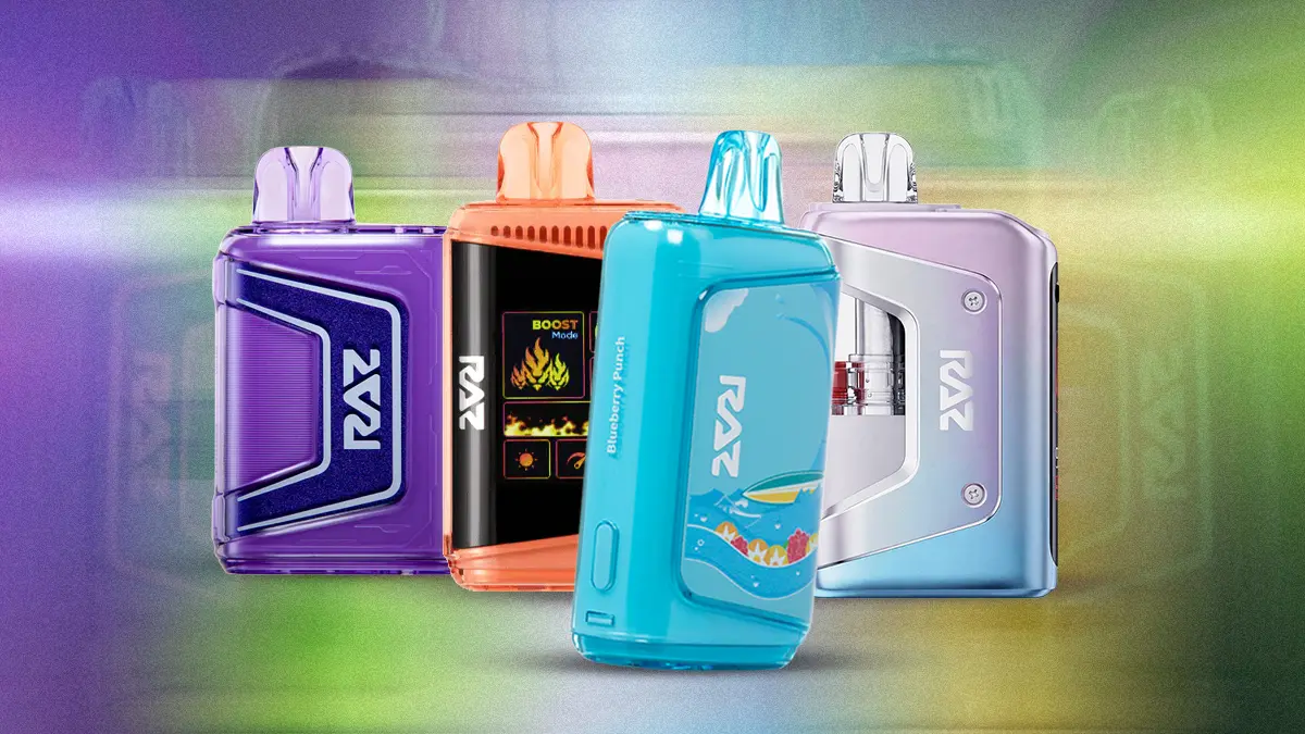 Raz vapes 2026 complete lineup from TN9000 to RX50K Dew Edition