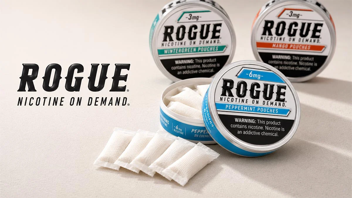 Rogue nicotine pouches review all 11 flavors ranked 2026