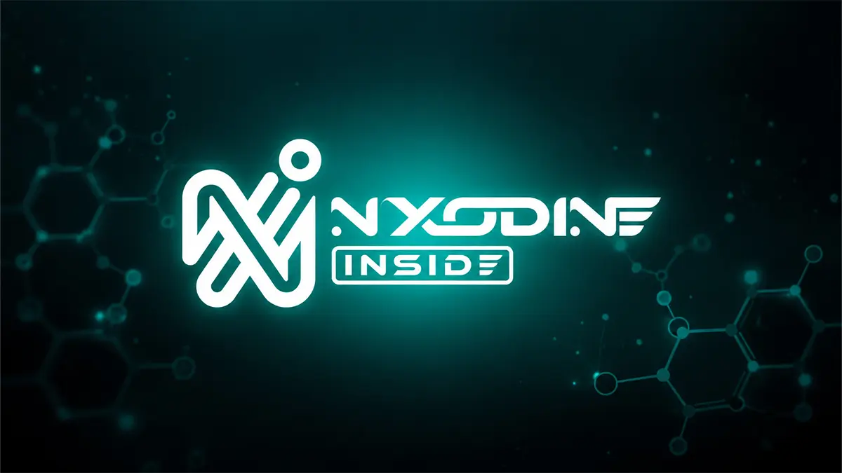 Nixodine synthetic nicotine alternative device on a neutral background