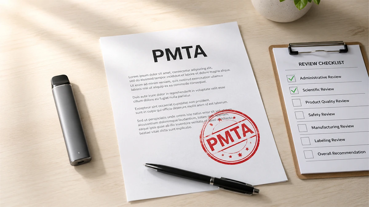 What is a PMTA vape guide, FDA premarket tobacco product application explained