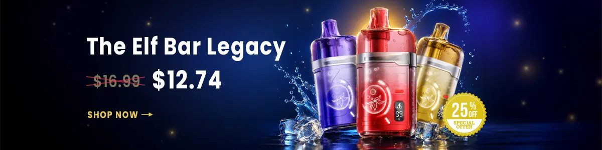 EBCREATE BC Pro 40K disposable vape promotion — 25% off, now $12.74 with 40000 puffs and 18 flavors.